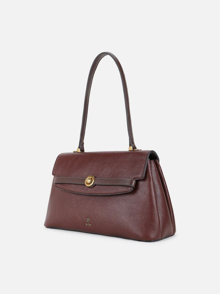 Valerie Wide Shoulder Bag - Brown