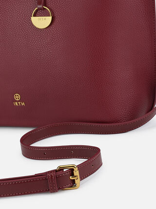 Jackie Work Bag - Dark Cherry
