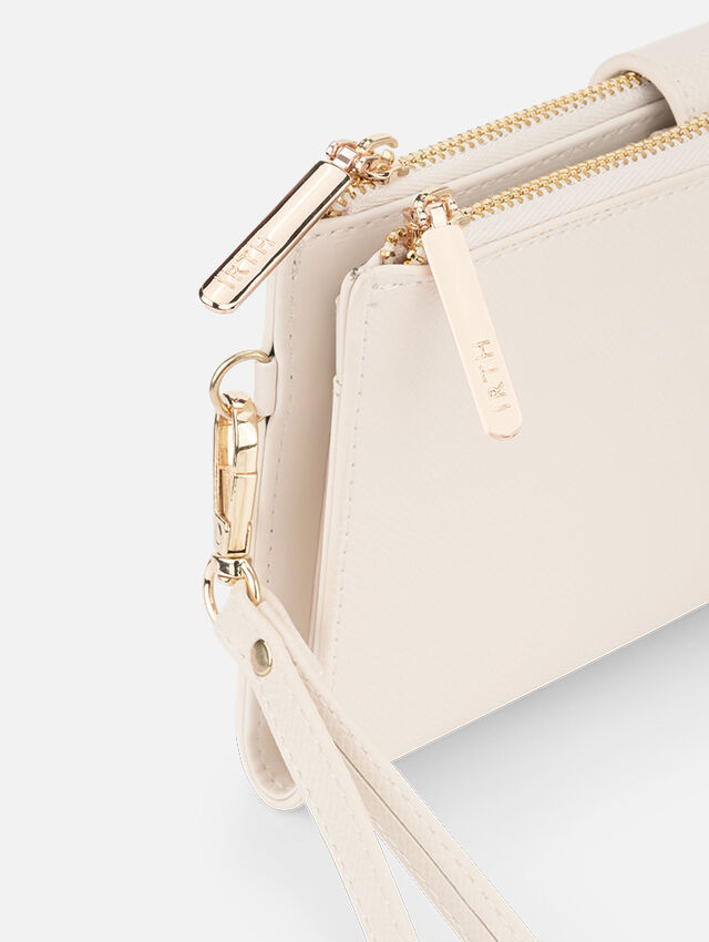 Button Up Beauty WhiteWallet