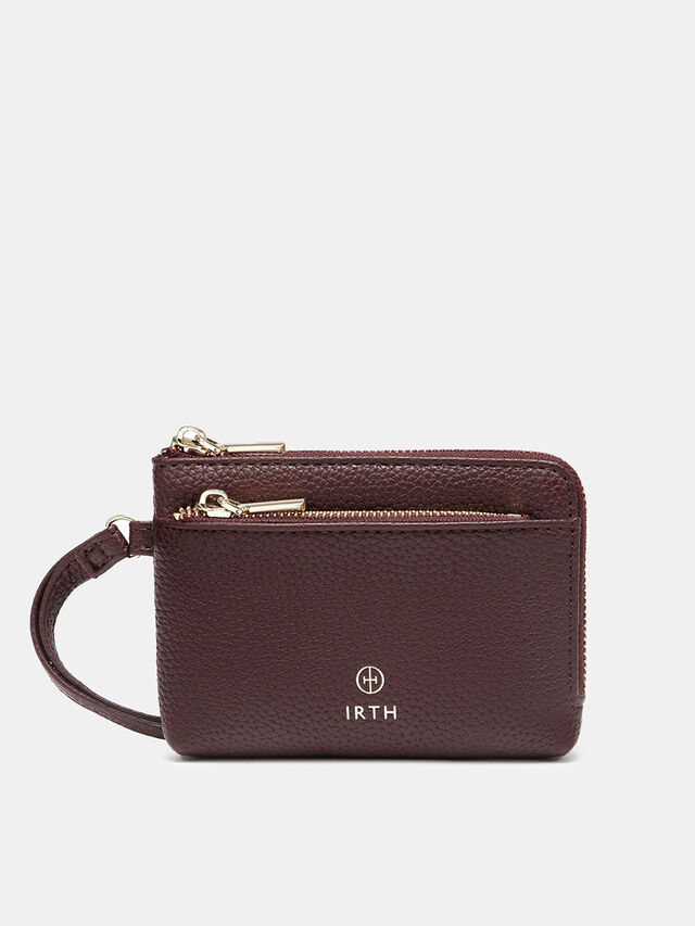 Kira Wristlet Wallet - Dark Cherry