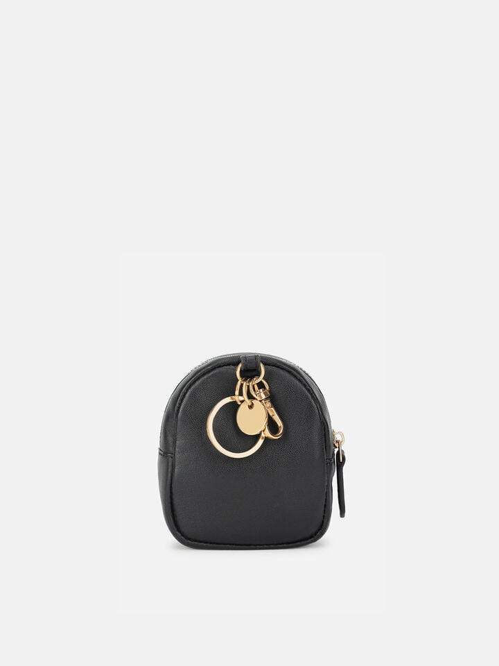 Jo Leather Miniature Backpack - Black