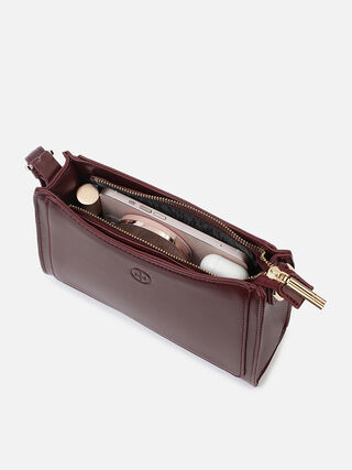 Devon Shoulder Bag - Burgundy