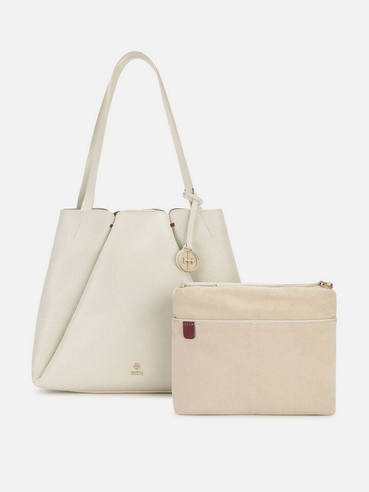 Lorelei Leather Shoulder Bag - Off-White