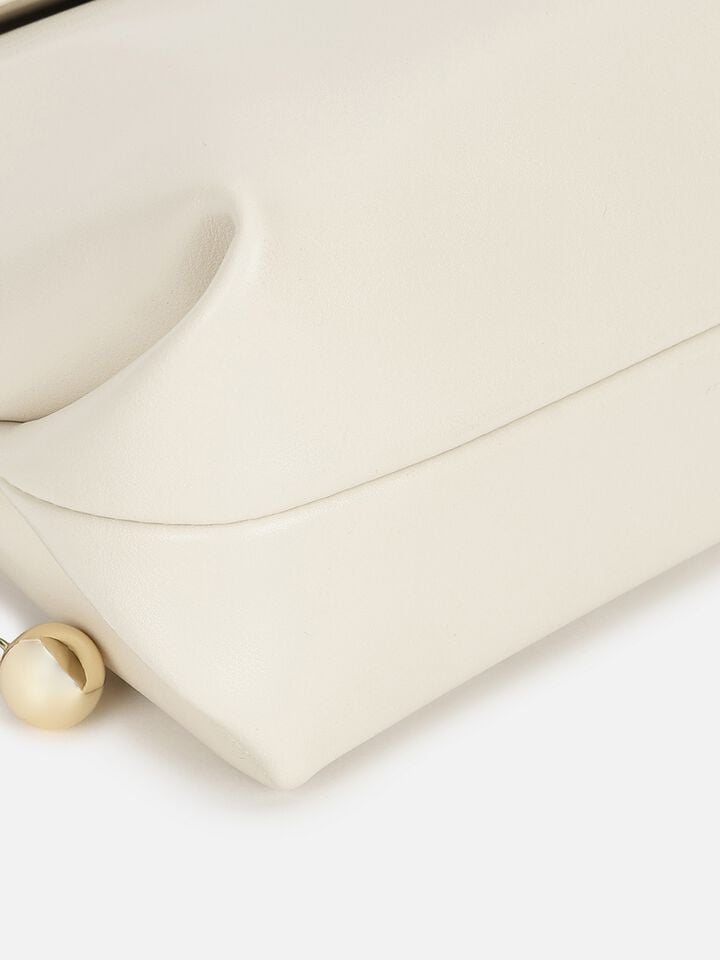 Emma Embossed Sling - Off-White