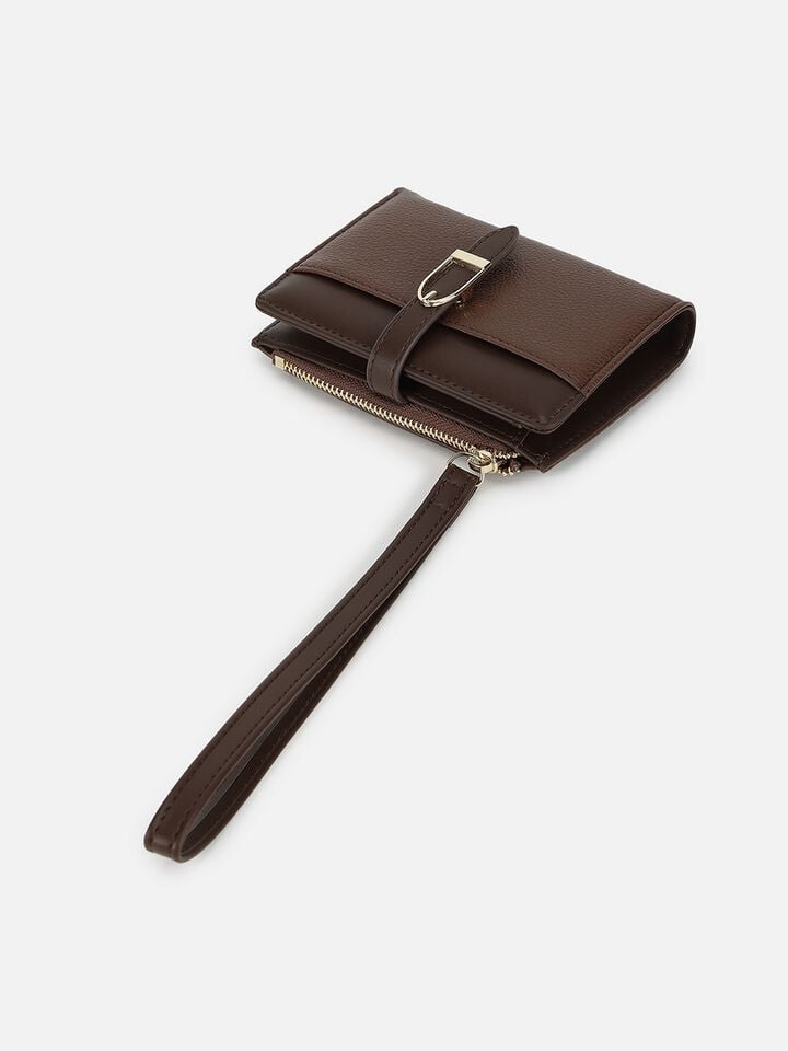 Nina Wristlet Wallet - Brown