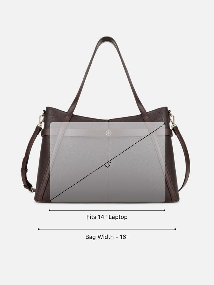 Eden Work Bag - Brown