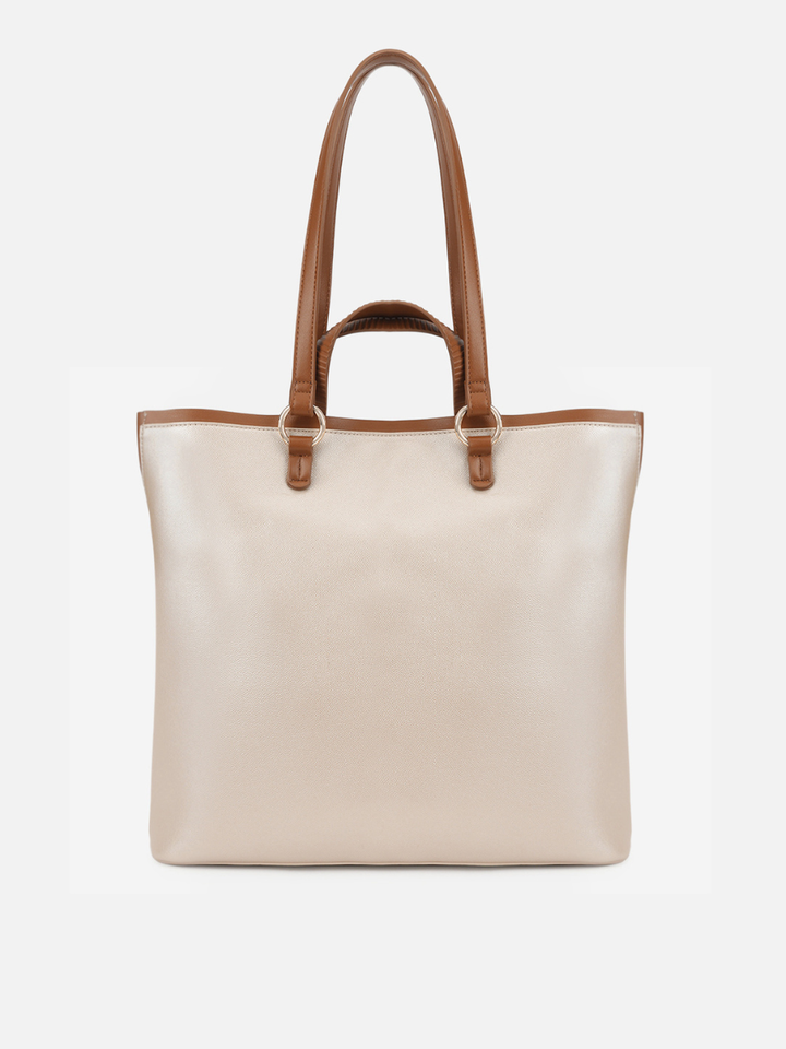 Silver Tote Bag for Women IRTH Pearls House of Titan