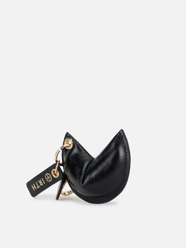Lucky Cookie Bag Charm - Black
