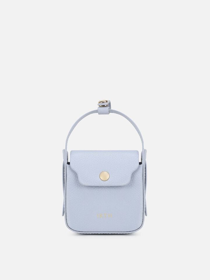 Amy Miniature Leather Shoulder Bag - Blue