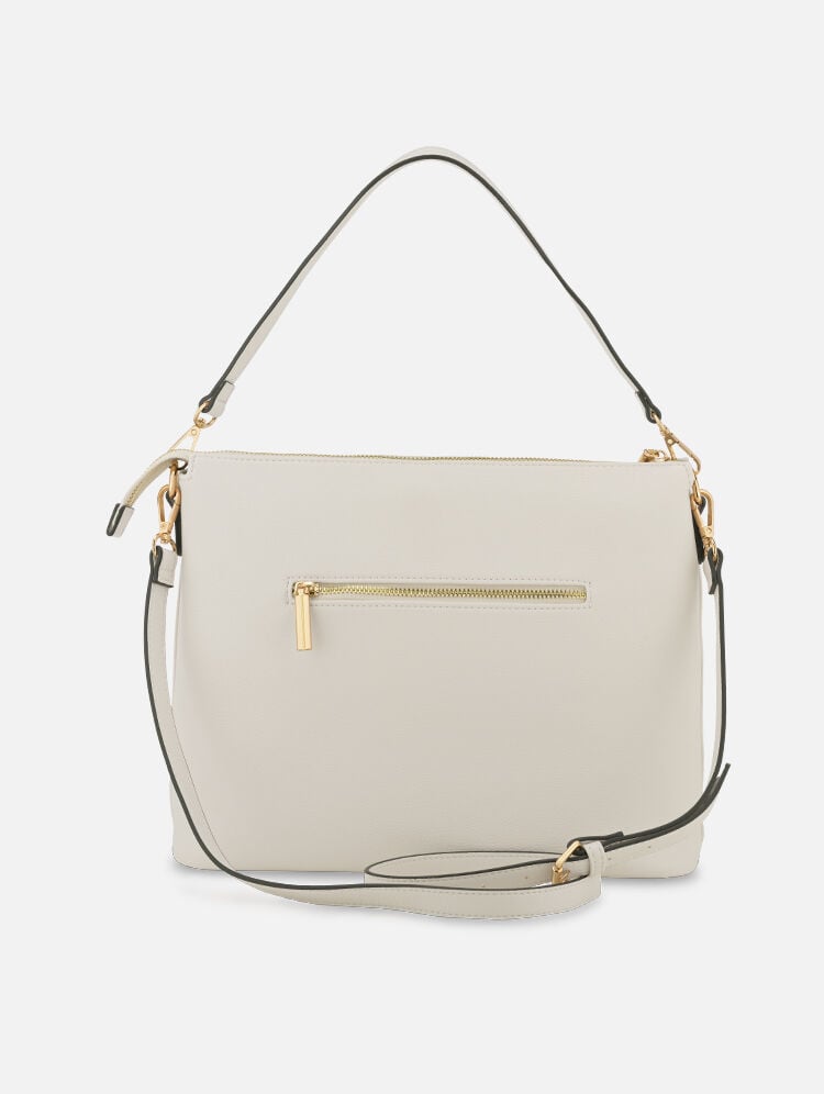 Sarah White Shoulder Bag