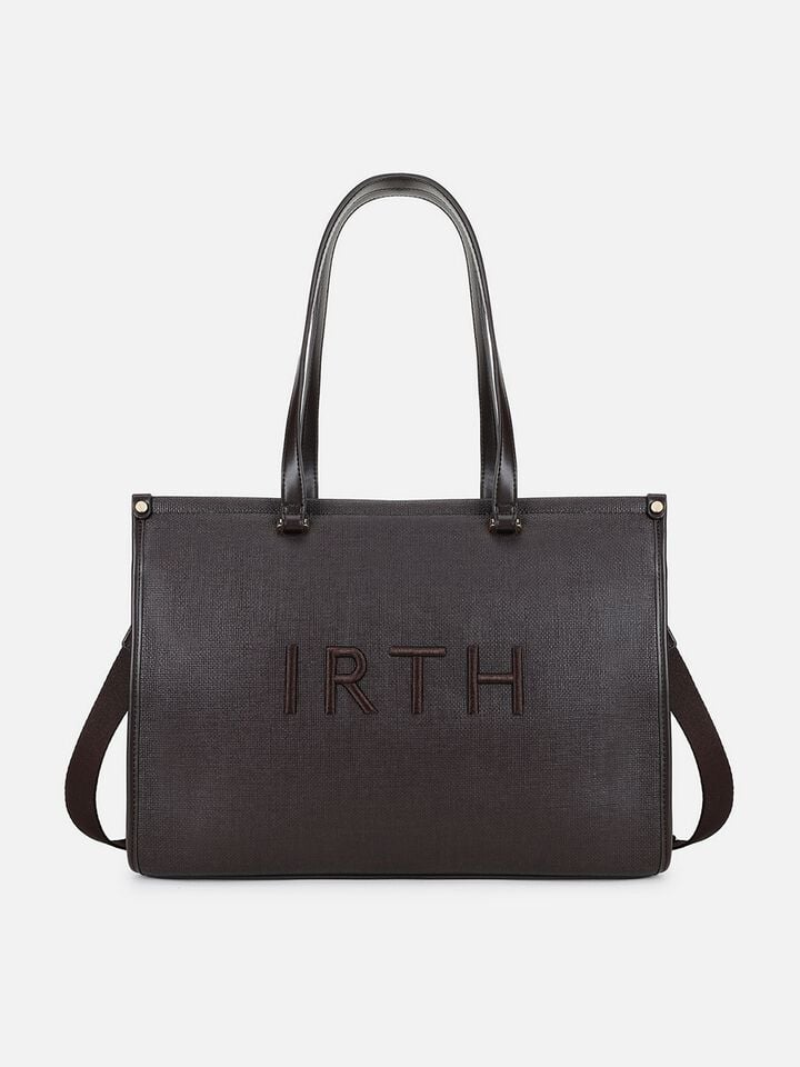 Clover Twines Work Bag - Dark Brown