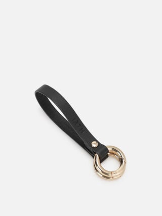 Tinker Leather Key Leash - Black