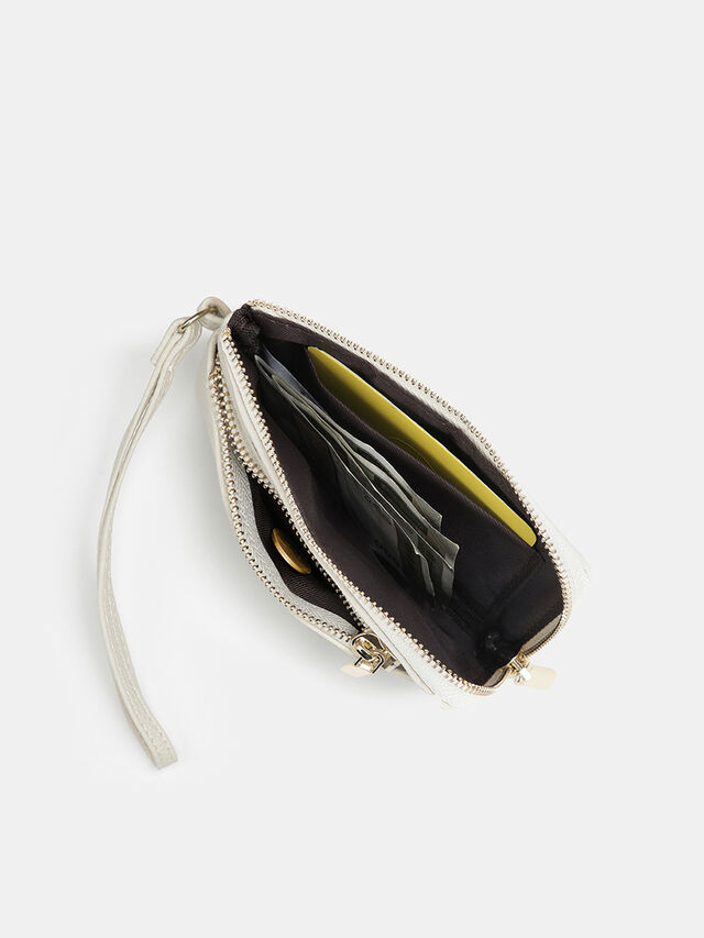 Kira Wristlet Wallet - Off-White