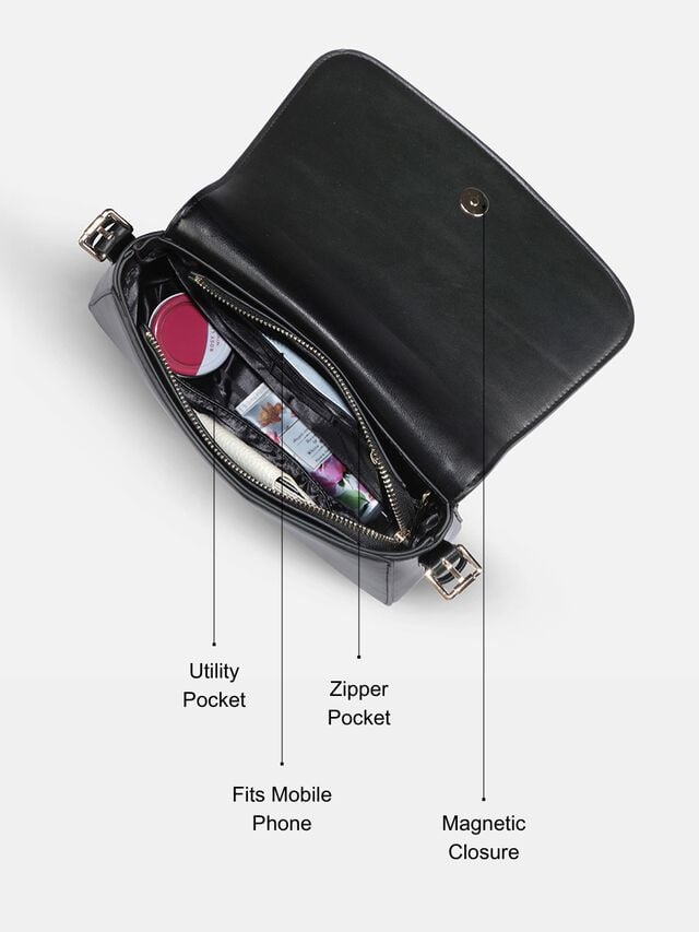 Sophie Shoulder Bag - Black