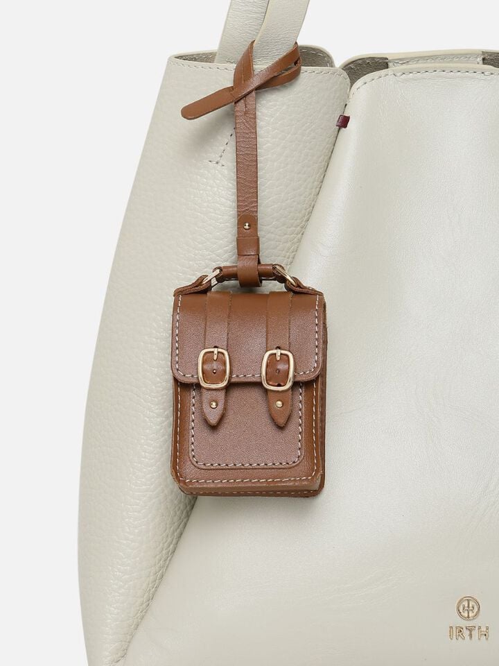 Robin Leather Miniature Bag - Tan