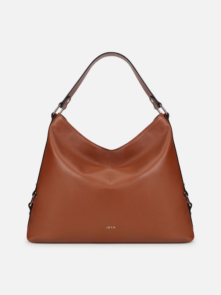 Lucille Leather Shoulder Bag - Tan