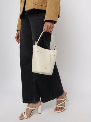 Rory Bucket Bag - Off-White
