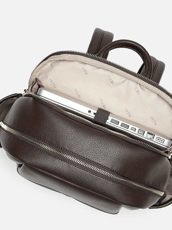Eden Laptop Backpack - Brown