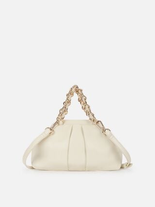 Sabrina Sparkles Clutch - Off-White