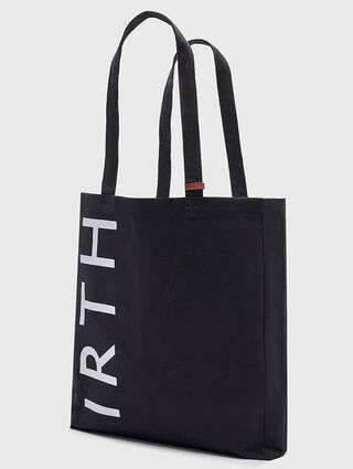 All Black Canvas Shopper