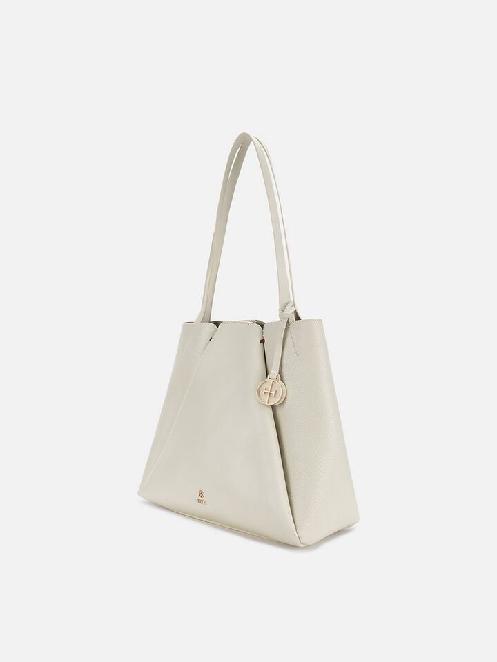 Lorelei Leather Shoulder Bag - Off-White