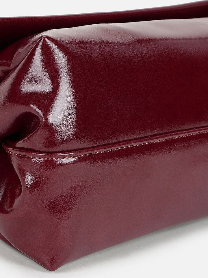 Brianna Wide Shoulder Bag - Cherry