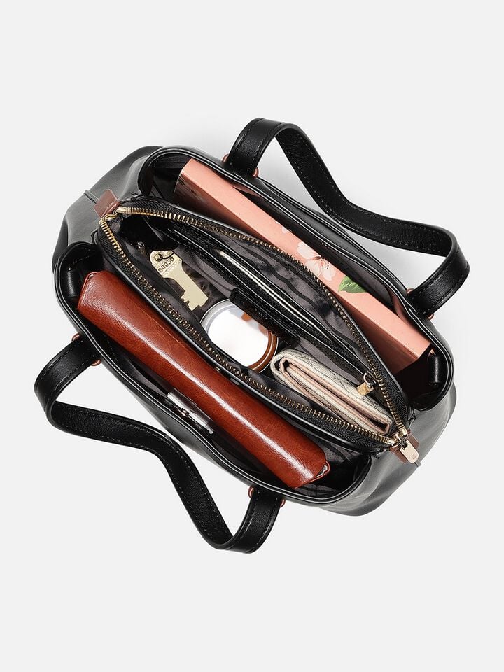Rachel Two-Tone Handheld - Black