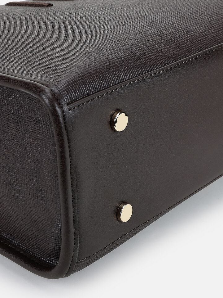 Clover Twines Work Bag - Dark Brown