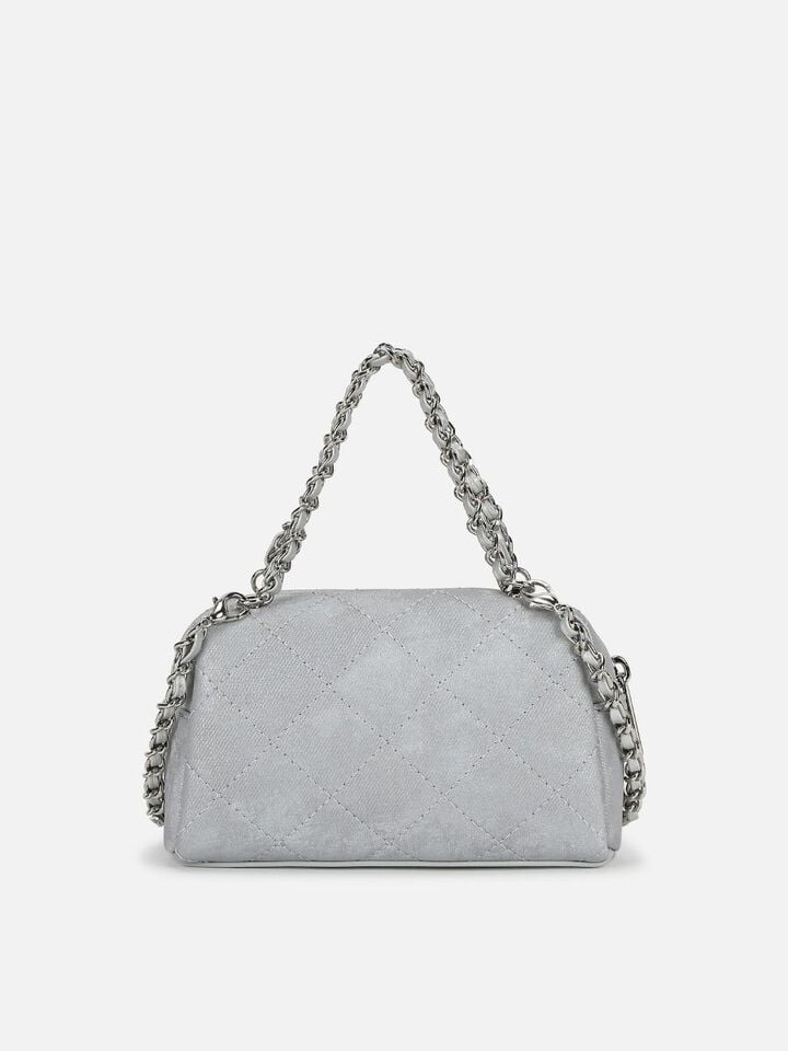 Ziya Medium Sparkles Sling - Silver