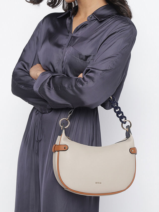 Clara Small Shoulder Bag - Off White