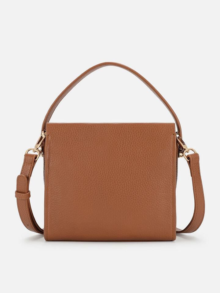 Leona Leather Handheld - Tan