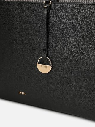Olivia Tweed Work Bag - Black