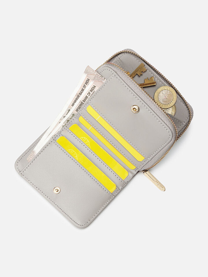 Ava Wallet - Circular Grey