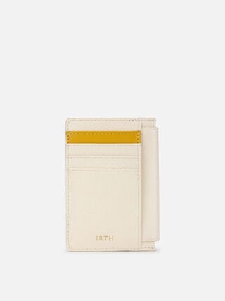Wisp Leather Card Holder - Off-White