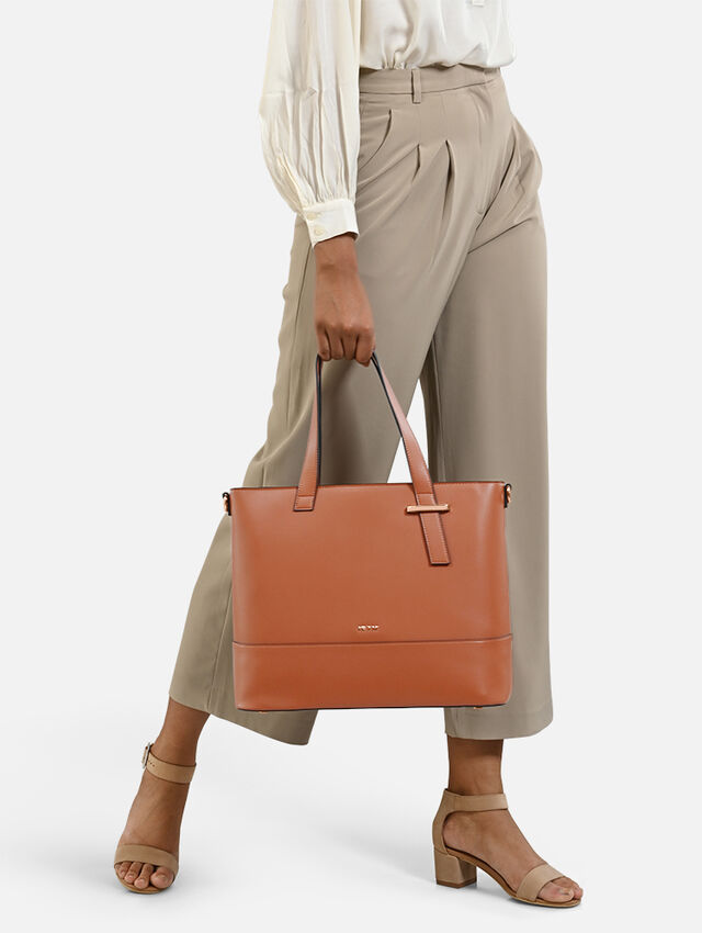 Demi Work Bag - Tan