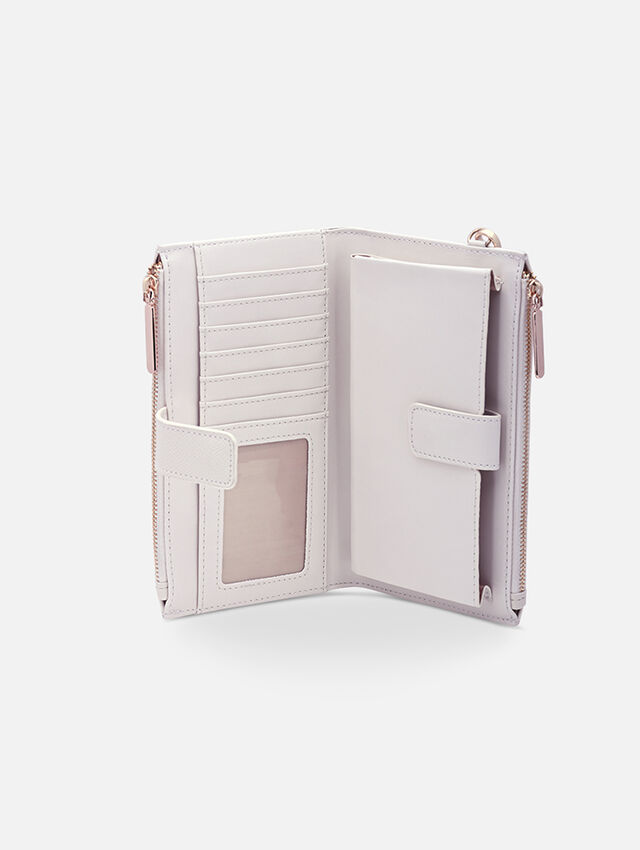Button Up Beauty WhiteWallet