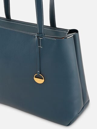 Zoe Navy Tote