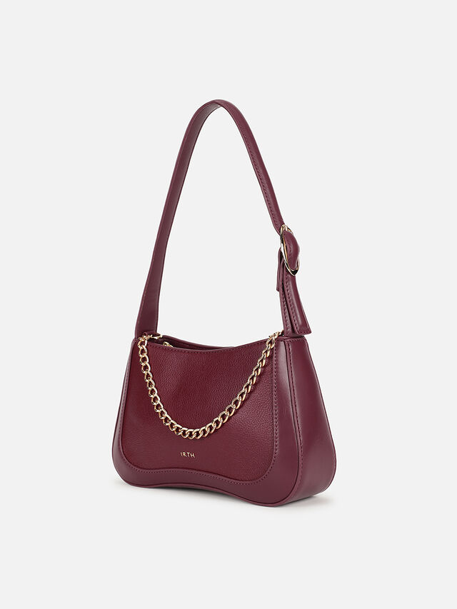 Natalie Shoulder Bag - Dark Cherry