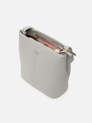 Phoebe Shoulder Bag - Circular Grey
