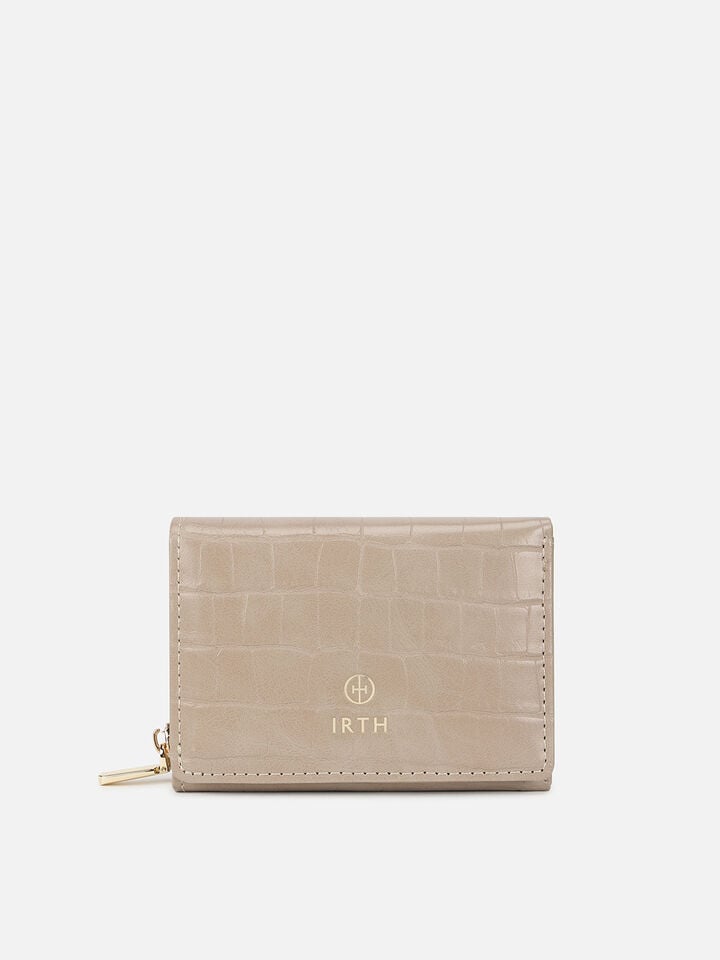 Odele Croco Wallet - Beige
