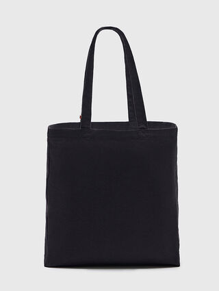 All Black Canvas Shopper