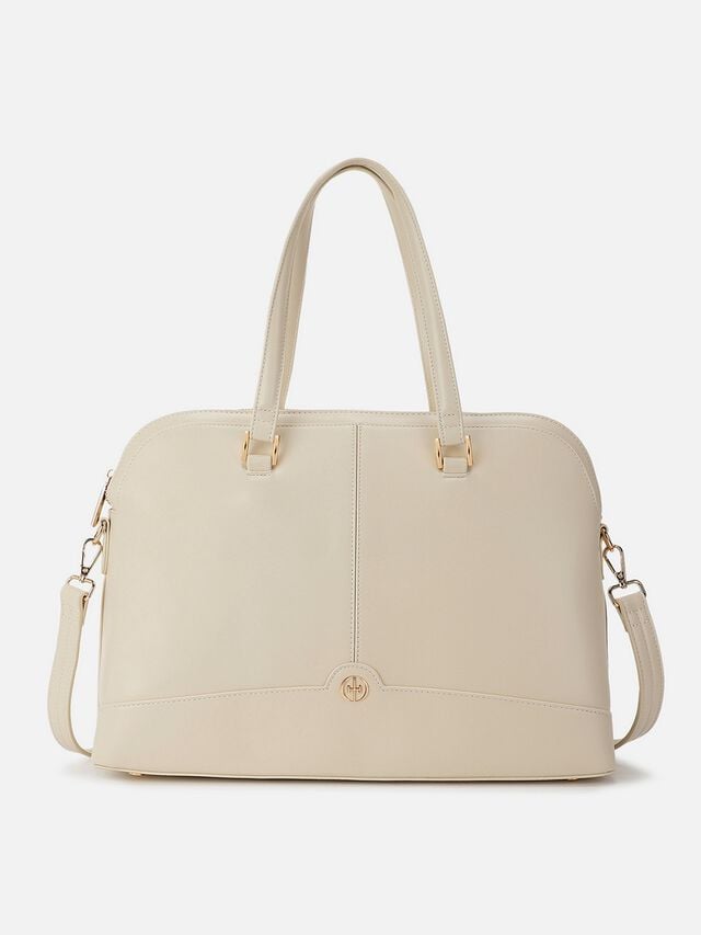 Brenda Large Work Bag - White