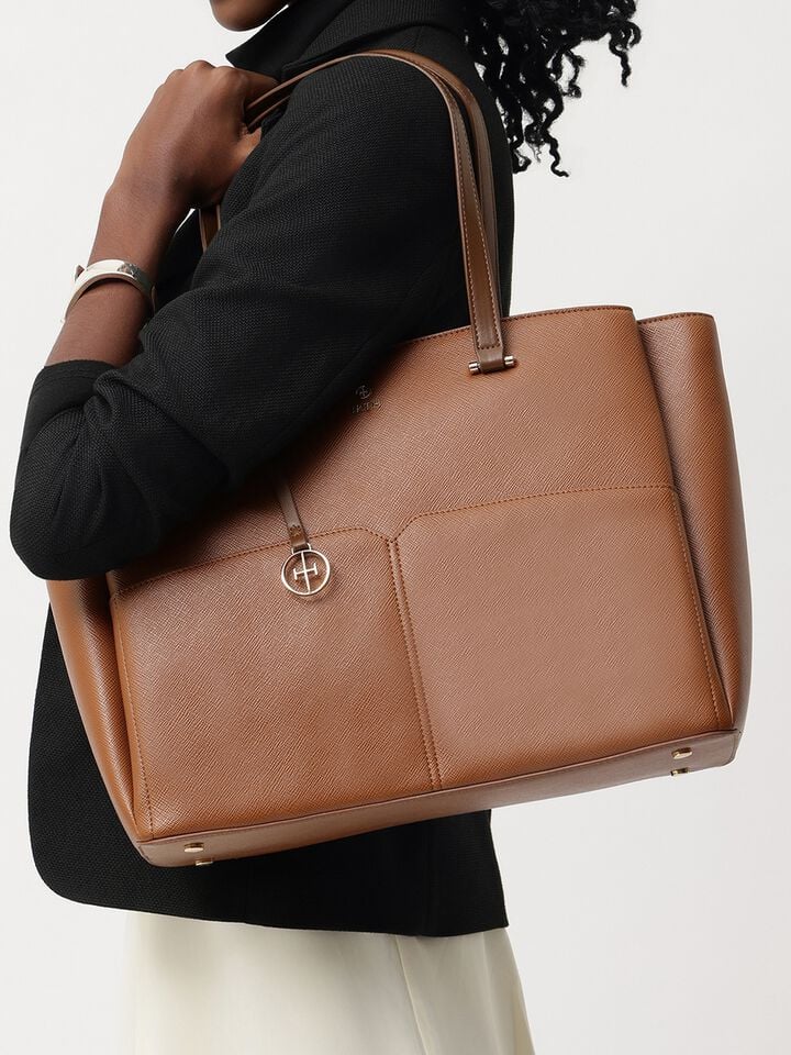 Katie Work Bag - Tan