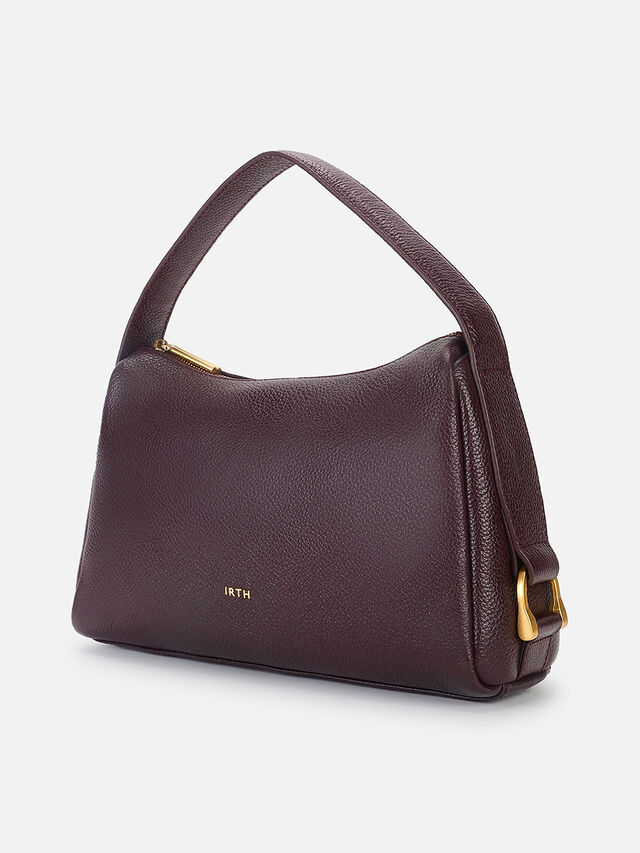 Loren Leather Handheld - Plum