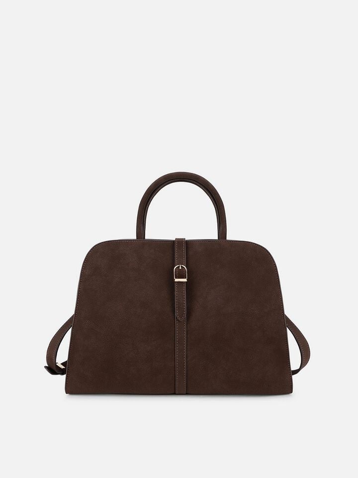 Millie Nubuck Handheld - Brown