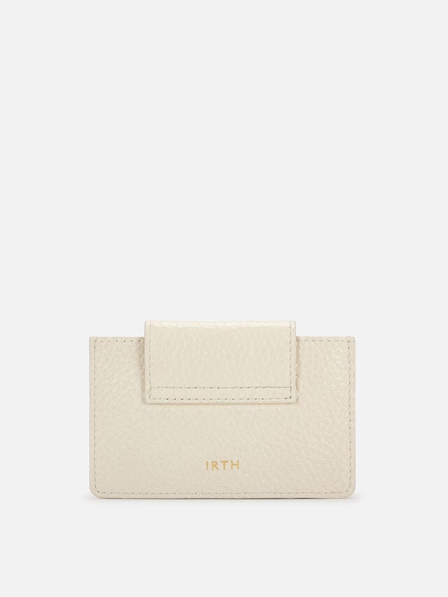 Snug Leather Card Holder - Off-White