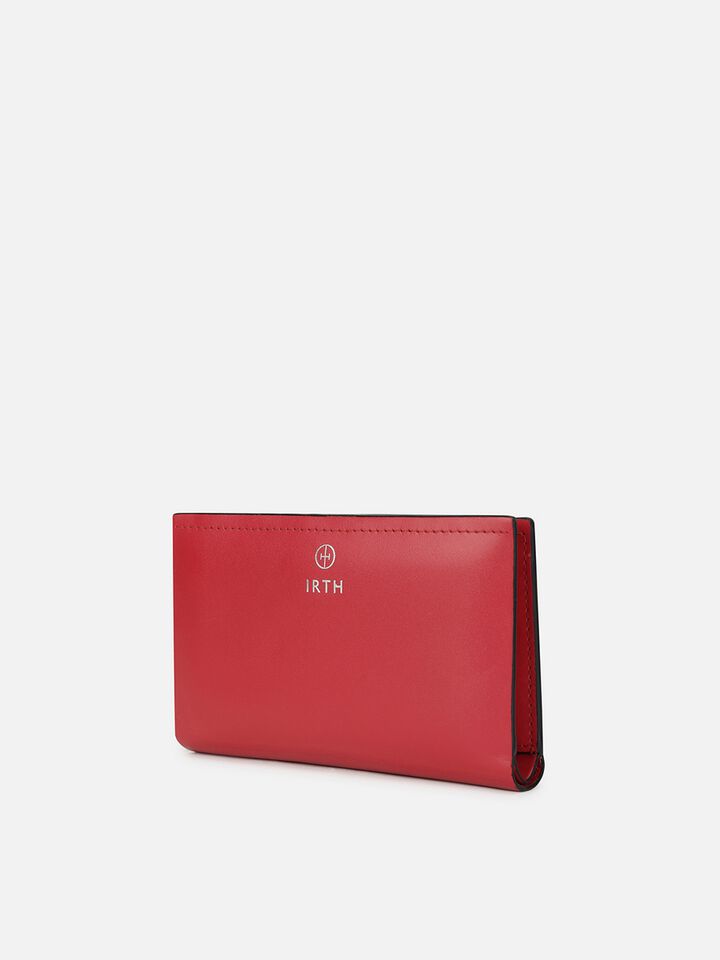 Parker Large Leather Wallet - Red