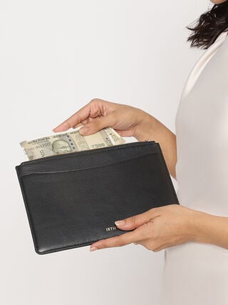 Nook Leather Pouch - Black