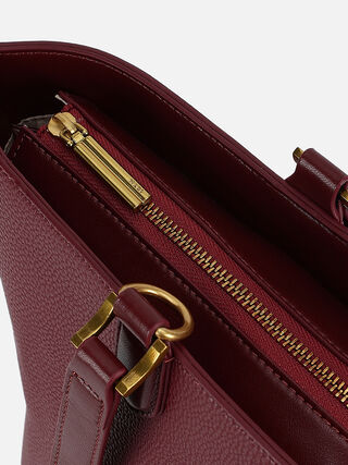 Jackie Work Bag - Dark Cherry
