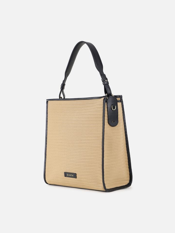 Knits Shoulder Bag - Beige